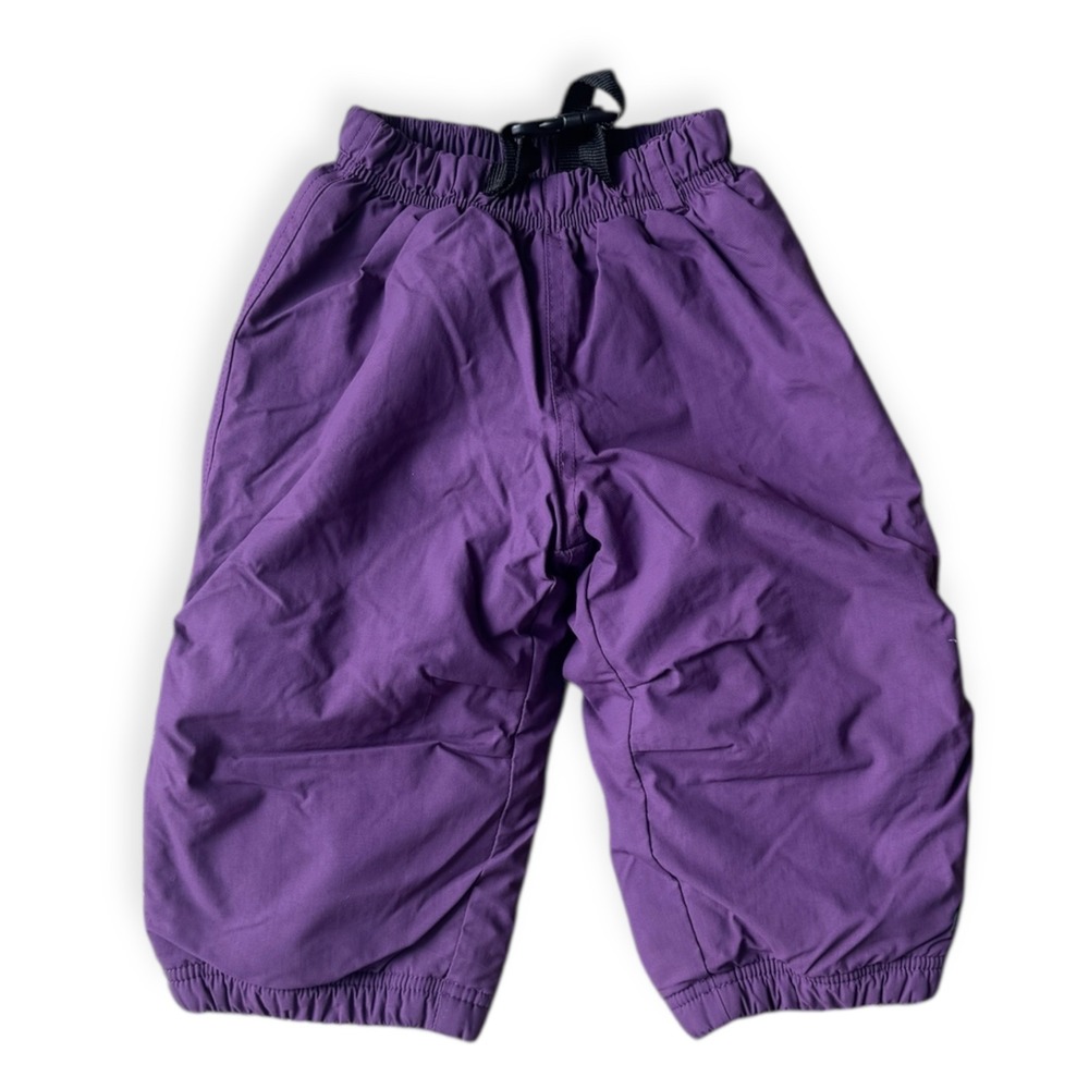 REI Toddler Girls 18 Months Purple Pink Fleece Lined Winter Jacket Hooded - Picture 5 of 13